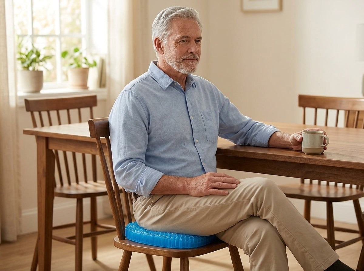 Sitting on Cordia Cushion